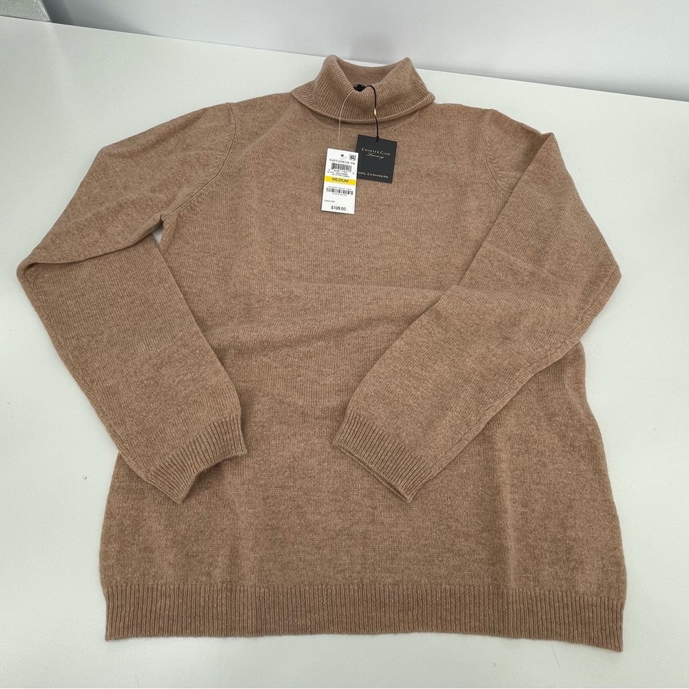 ⭐️Charter Club Turtleneck Sweater - Camel - 100% Cashmere